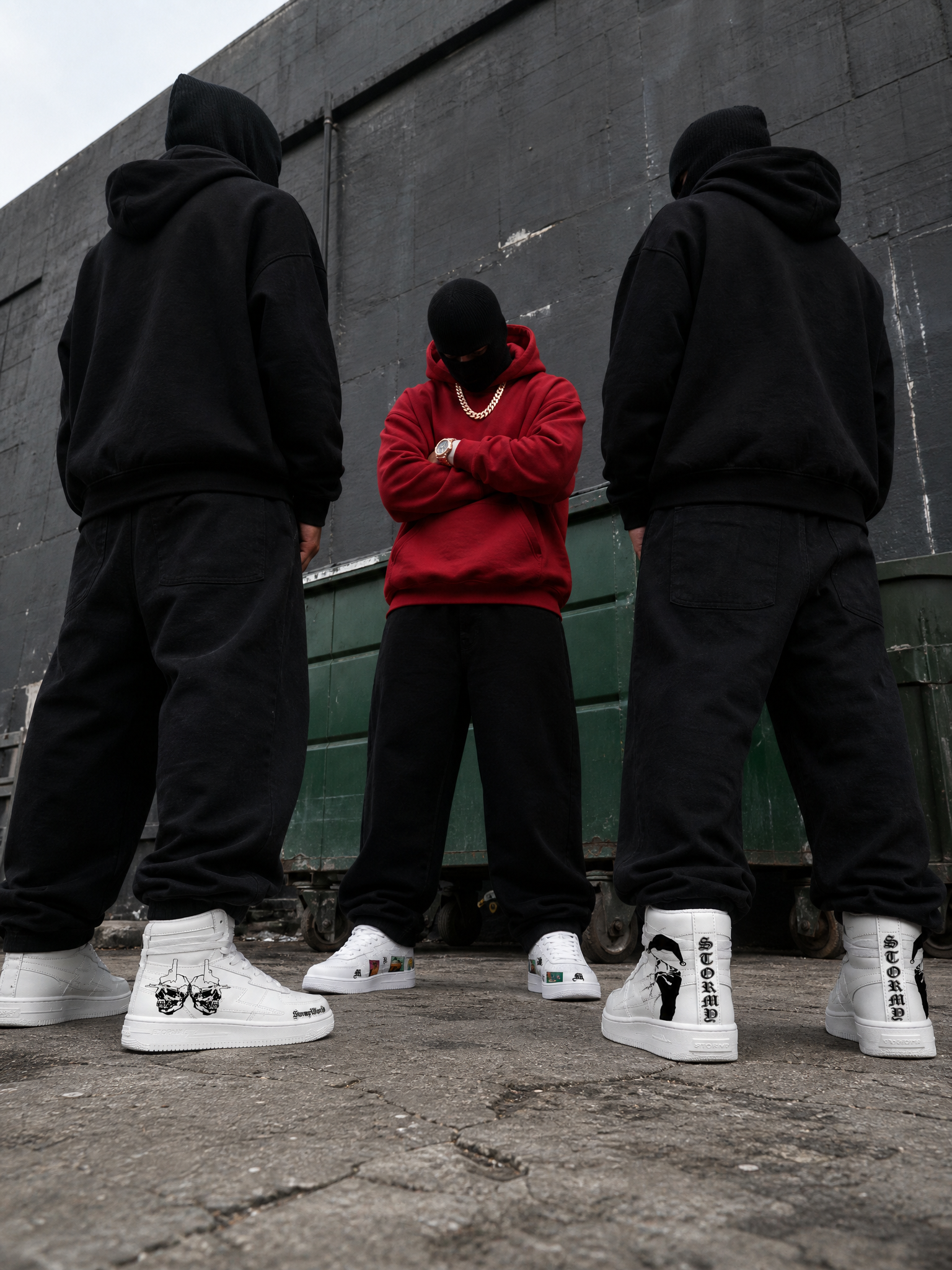 Generated_with_Kive.ai_-_White_high-top_sneaker_White_high-top_sneaker_White_high-top_sneakers_Use_the_provided_reference_image_strictly_as_pose__composition__scene_layout__and_atmosp.png